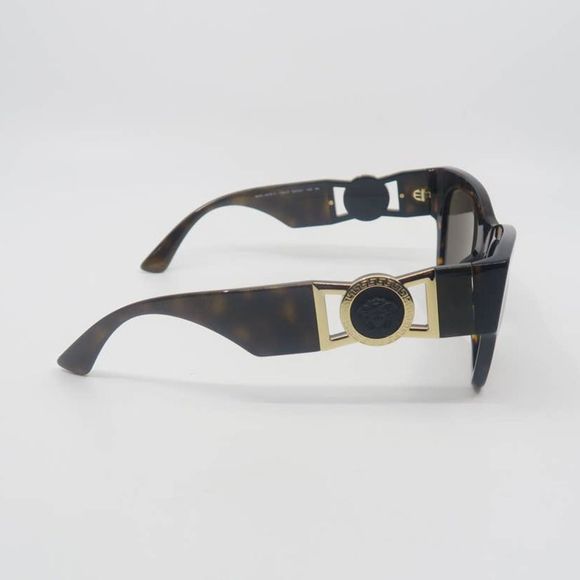 VERSACE MOD 4415-U 108/3 New Brown Tortoise/Brown Authentic Women\'s Sunglasses main image 6